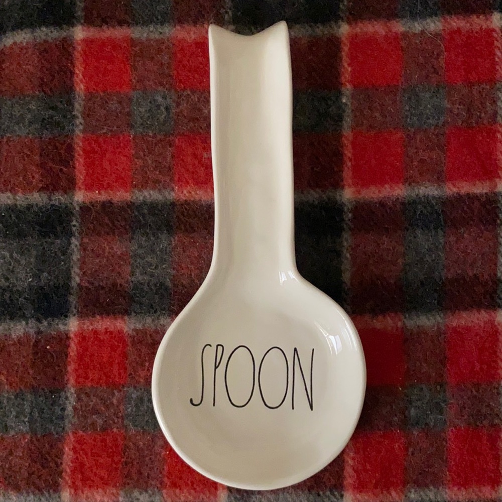RAE DUNN Spoon Rest large letter